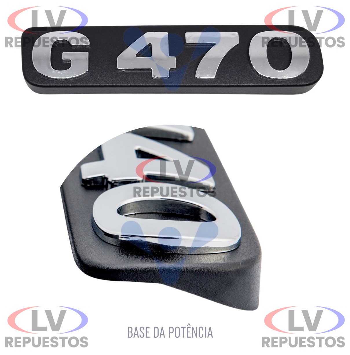 EMBLEMA (G470) CROMADO ANTIGUO VENKA