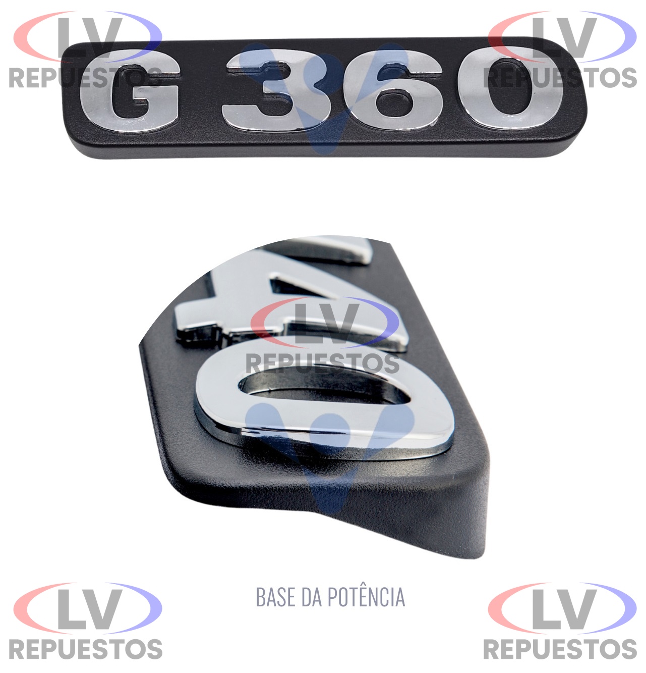 EMBLEMA (G360) CROMADO ANTIGUO VENKA