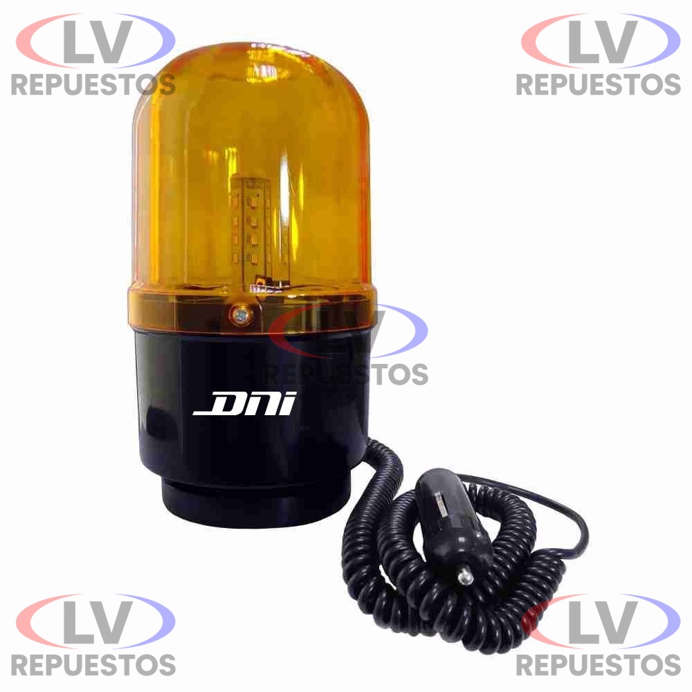 SIRENA GIROFLEX AMARILLO LED 12/24V DNI