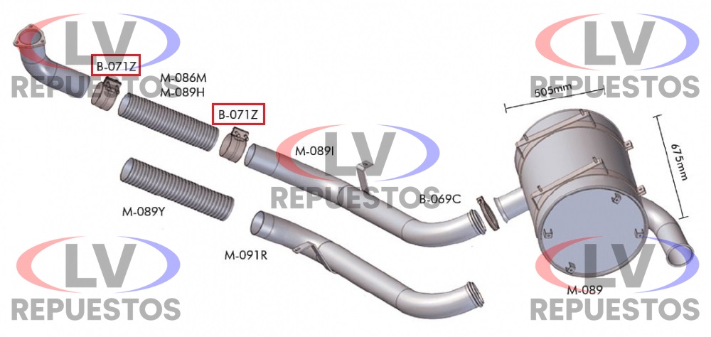 ABRAZADERA FLEXIBLE ESCAPE 4.1/2" X 75MM INOXIDABLE VL NL BEPO