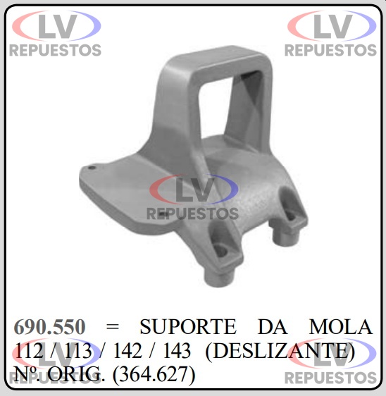 SOPORTE ELASTICO TR SC-112/113/142 DOBLE PATADA FAMA