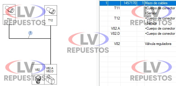 CABLE CONECTOR VALVULA EBS P/G/R/T SCANIA ORIGINAL
