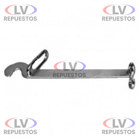 GANCHO TENSOR  CADENA CARRETA 210MM LISO MOLAS PEDROSO