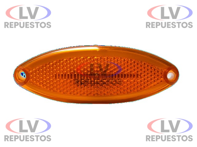 FARO LATERAL AMARILLO TIPO HOJA MULTILIGHT