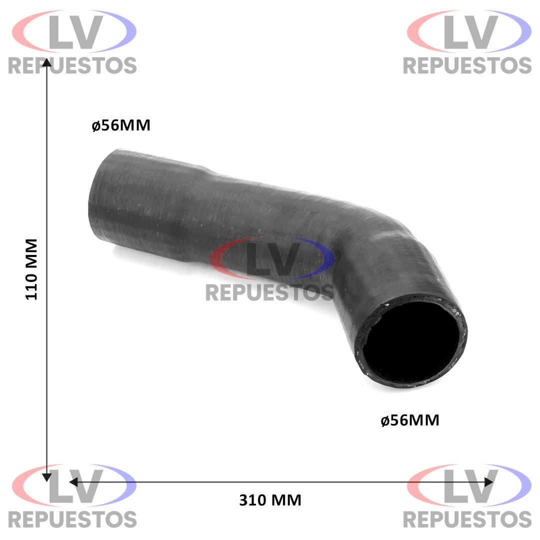 MANGUERA RADIADOR INFERIOR 56X310MM SC-112T/113T JAMAICA