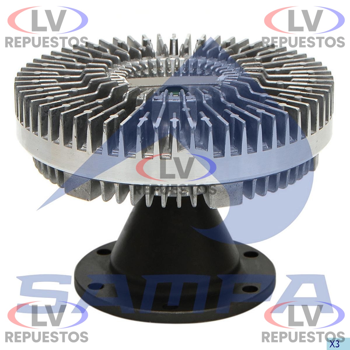 NUCLEO VENTILADOR S/ ALETA S4/114/94P/94R 68CM 8 PALAS CABINA BAJA SAMPA