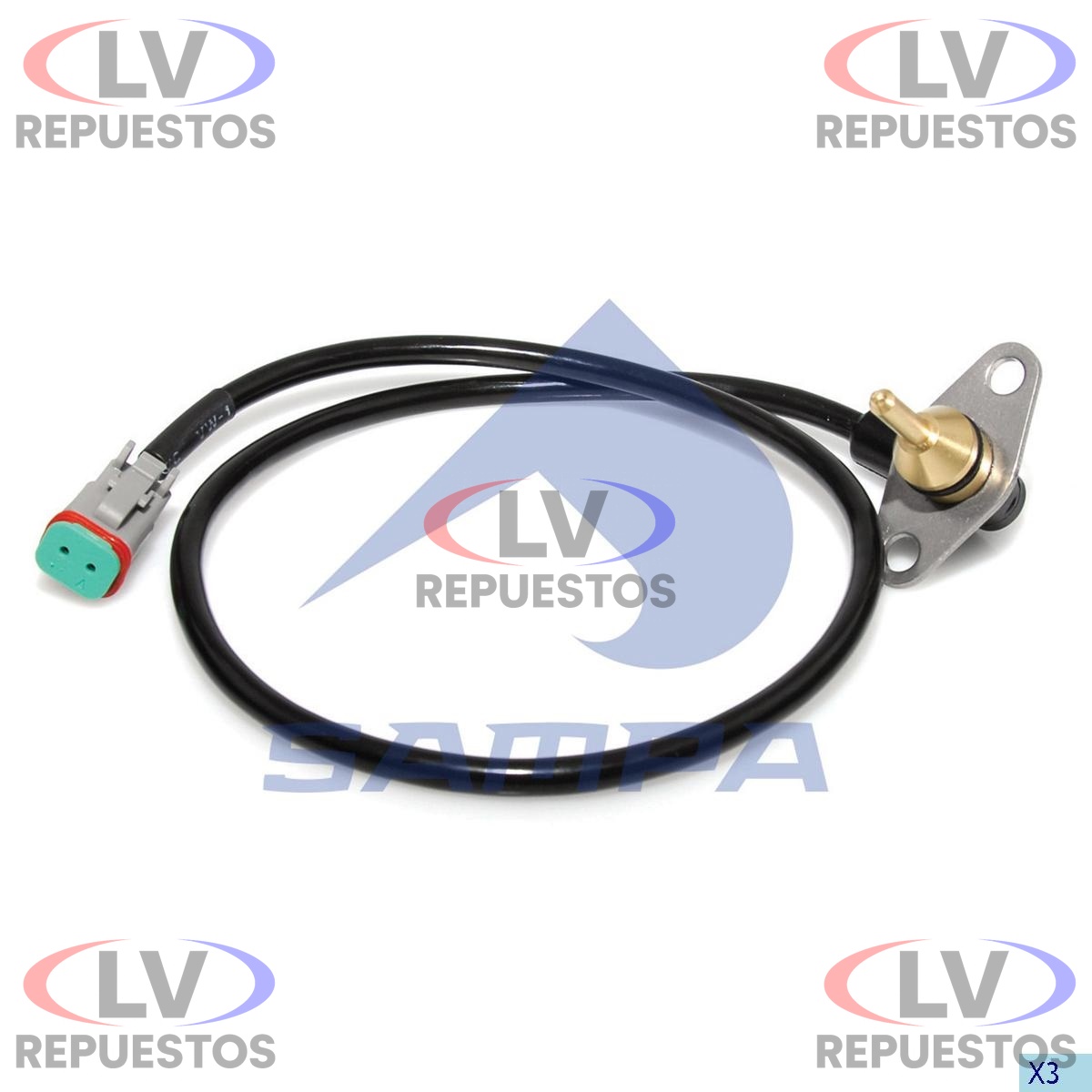 SENSOR PRESION ACEITE RETARDER C/ CABLE SC S5 SAMPA