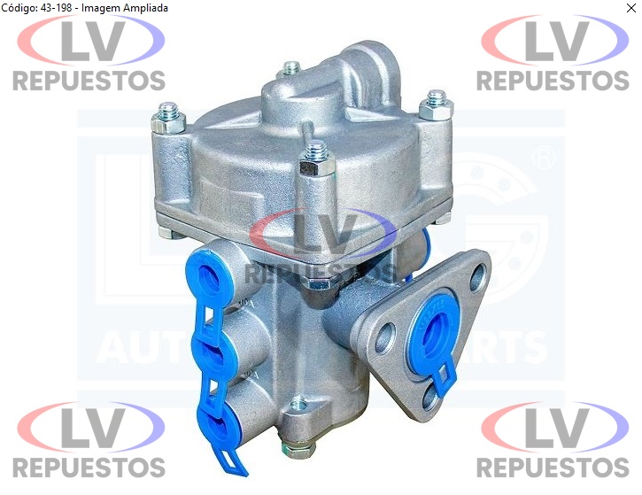 VALVULA DISTRIBUIDORA CARRETA 3 SALIDAS M16XM22 LNG