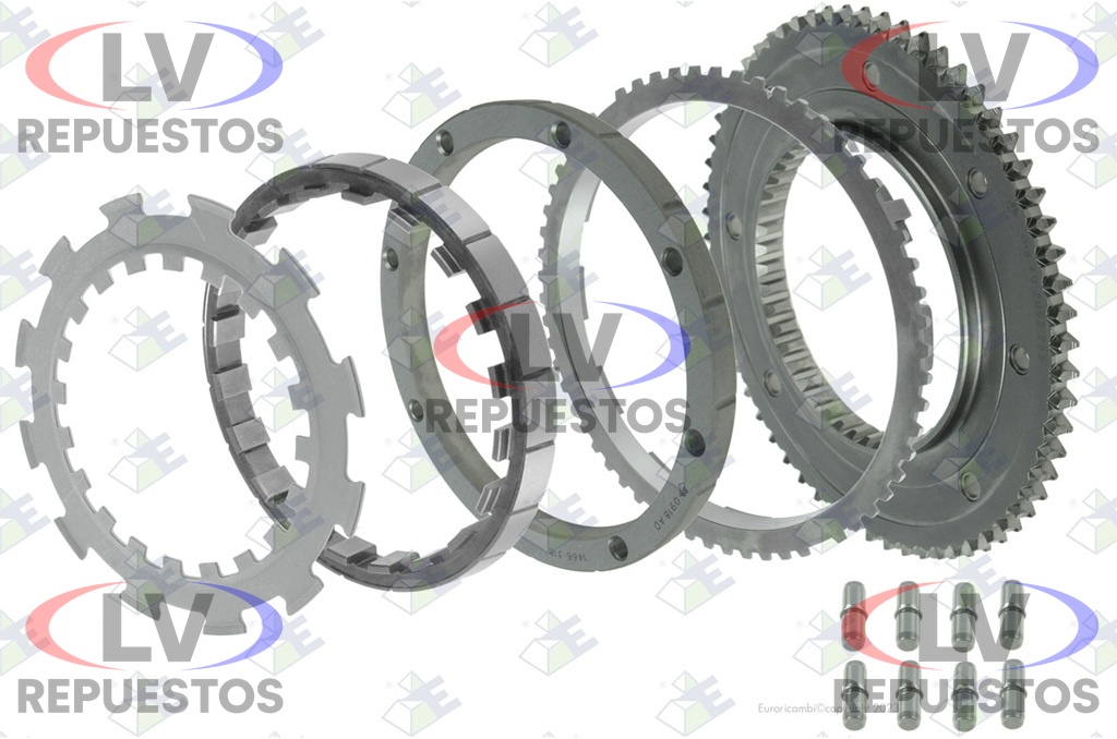 KIT SINCRONIZADOR 1RA GR/GRS900/GR801 EURORICAMBI