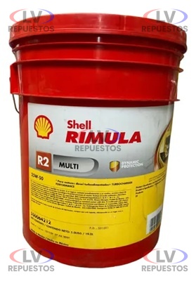 ACEITE MOTOR 20W50 CF-4 RIMULA R2 EXTRA SHELL 20L