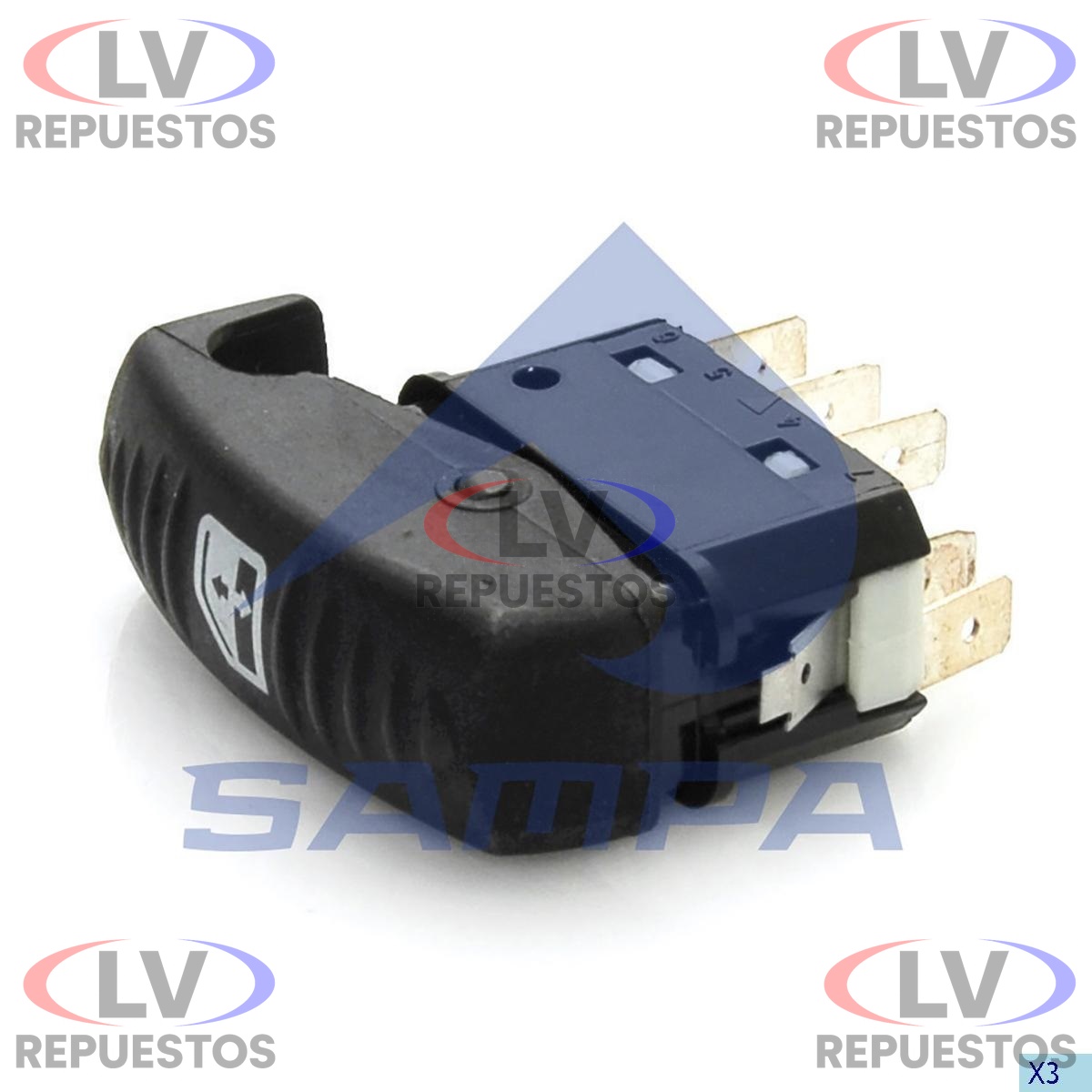 BOTON ALZA VIDRIO SC S4 SAMPA