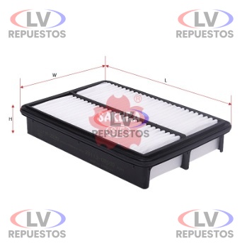 FILTRO AIRE MOTOR HYUNDAI TUCSON 2008 SAKURA
