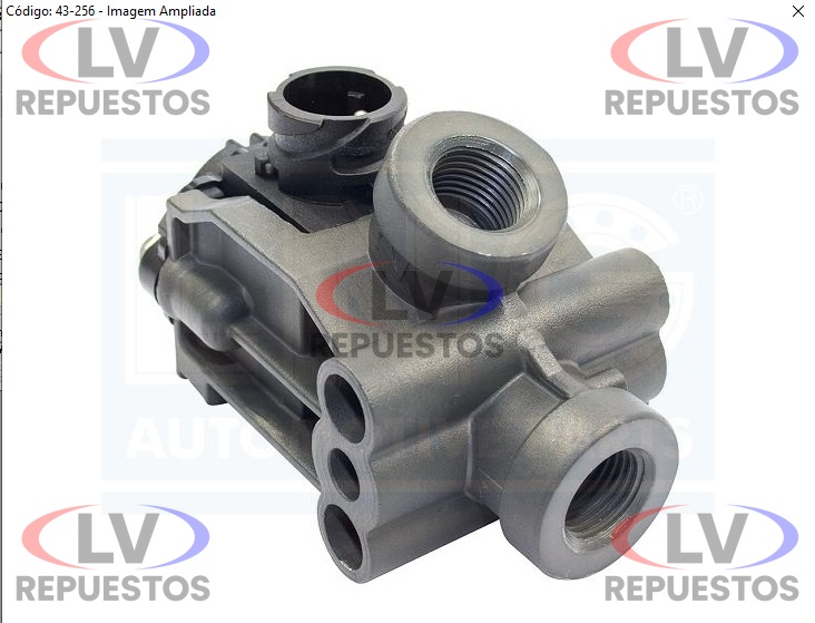 VALVULA FRENO MANO 14MM 3 SALIDAS MB LNG