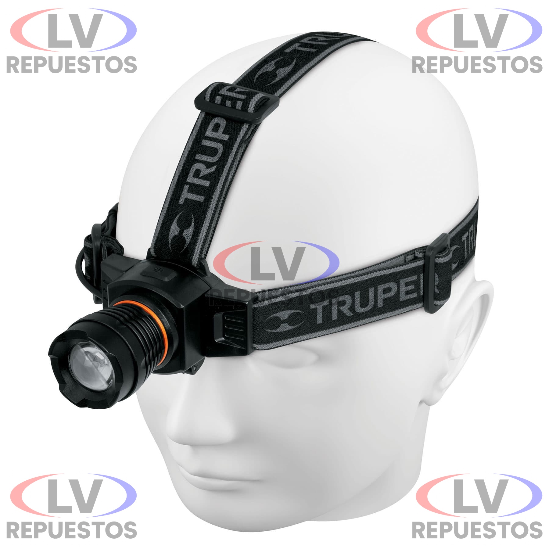 LINTERNA P/CABEZA 120 LUMENES LED TRUPER