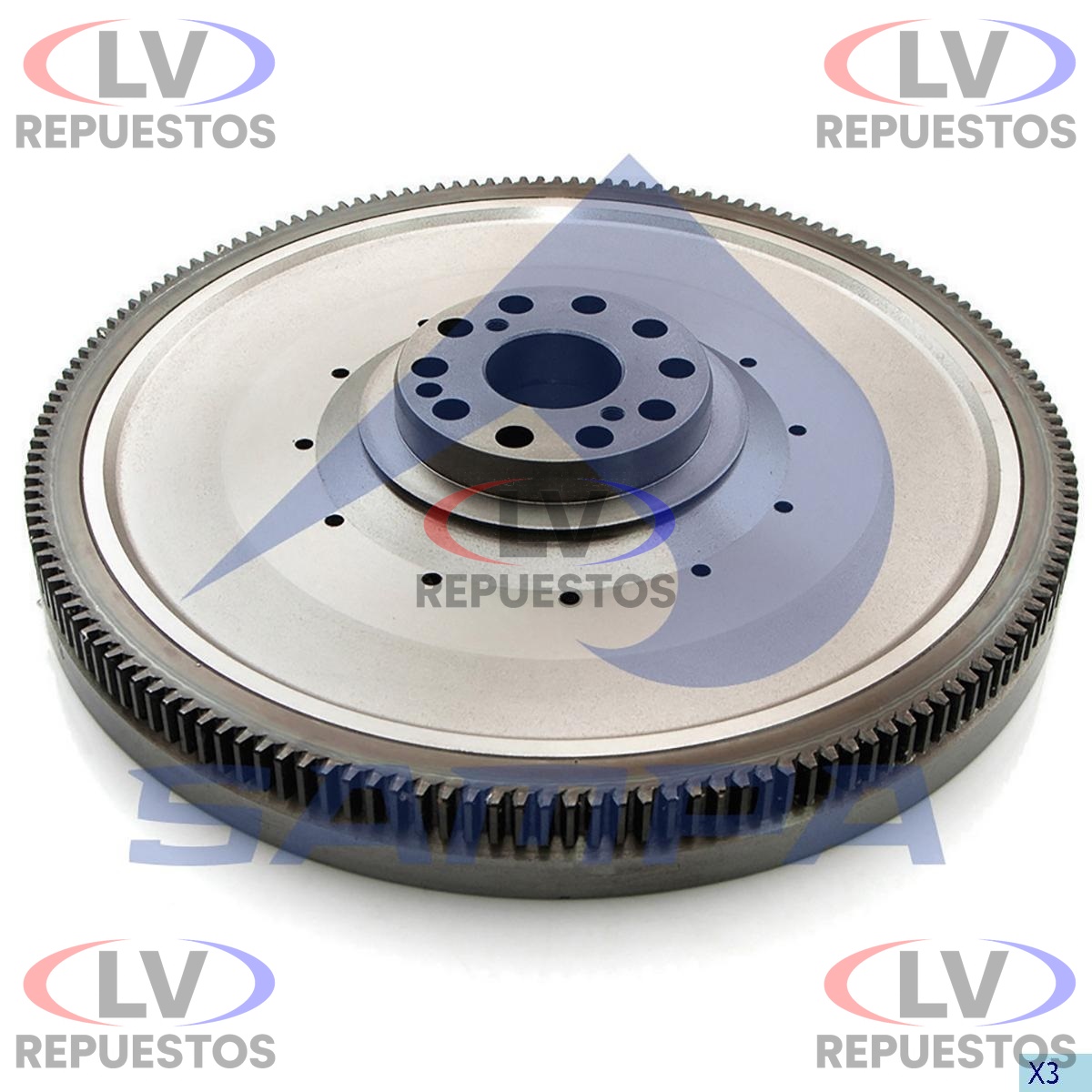 VOLANTE MOTOR 480MM MECANICO SC-124 360/400/420 SAMPA
