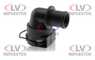 CONECTOR CODO COMPRESOR PLASTICO HPI SC S4/S5 AMERICAN DIESEL