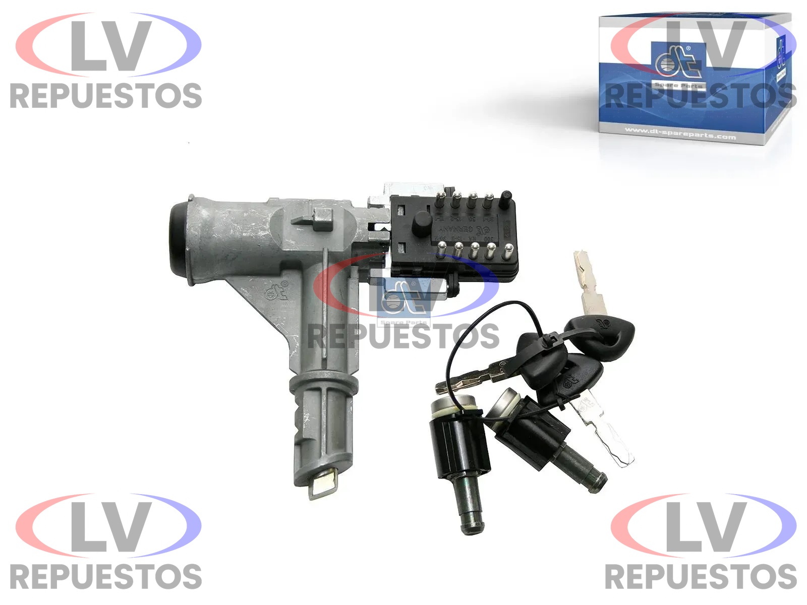 LLAVE CONTACTO C/ CONMUTADOR Y TRAVA SC-124 DIESEL TECHNIC
