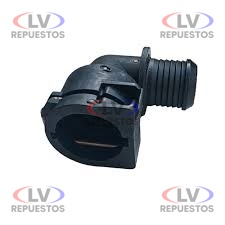 CONECTOR CODO COMPRESOR PLASTICO HPI SC S4/S5 SCANIA ORIGINAL