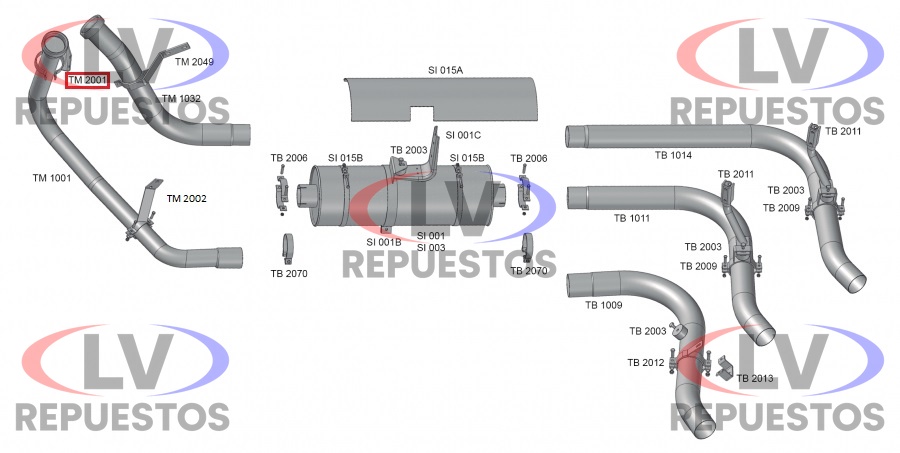 SOPORTE CA�O ESCAPE SALIDA MOTOR SUPERIOR SC-112/142 FABBOF