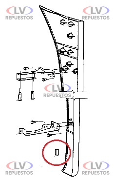 PROTECTOR DEFLECTOR LATERAL S4 SCANIA ORIGINAL