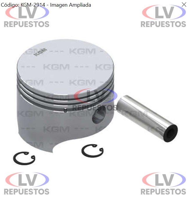 PISTON COMPRESOR AIRE S/ ARO KNORR 88MM 0.50 KGM