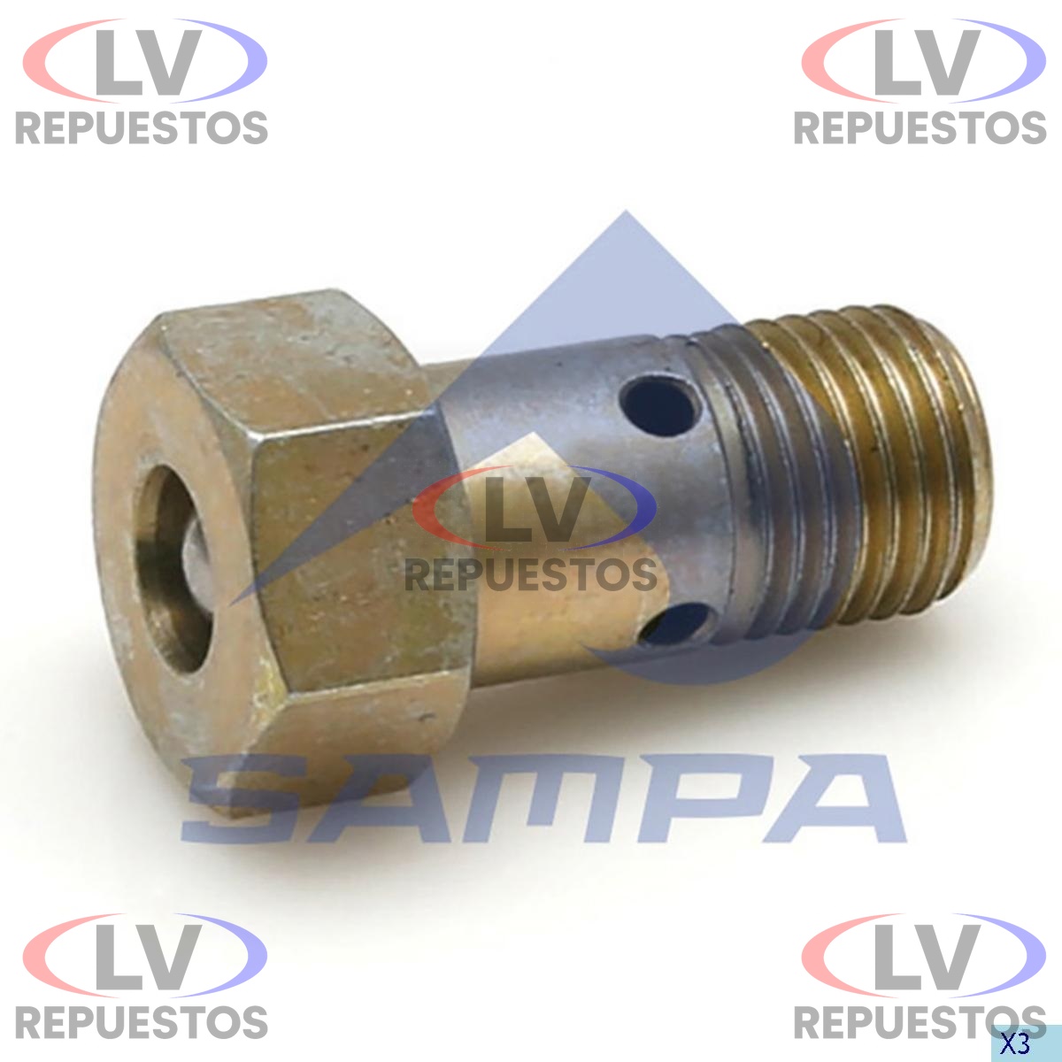 VALVULA RETENCION SOLENOIDE PARADA MOTOR S4 SAMPA