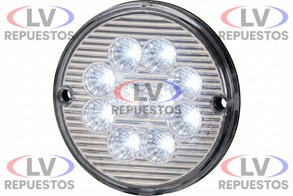 FARO REDONDO BLANCO LED 24V SINALSUL