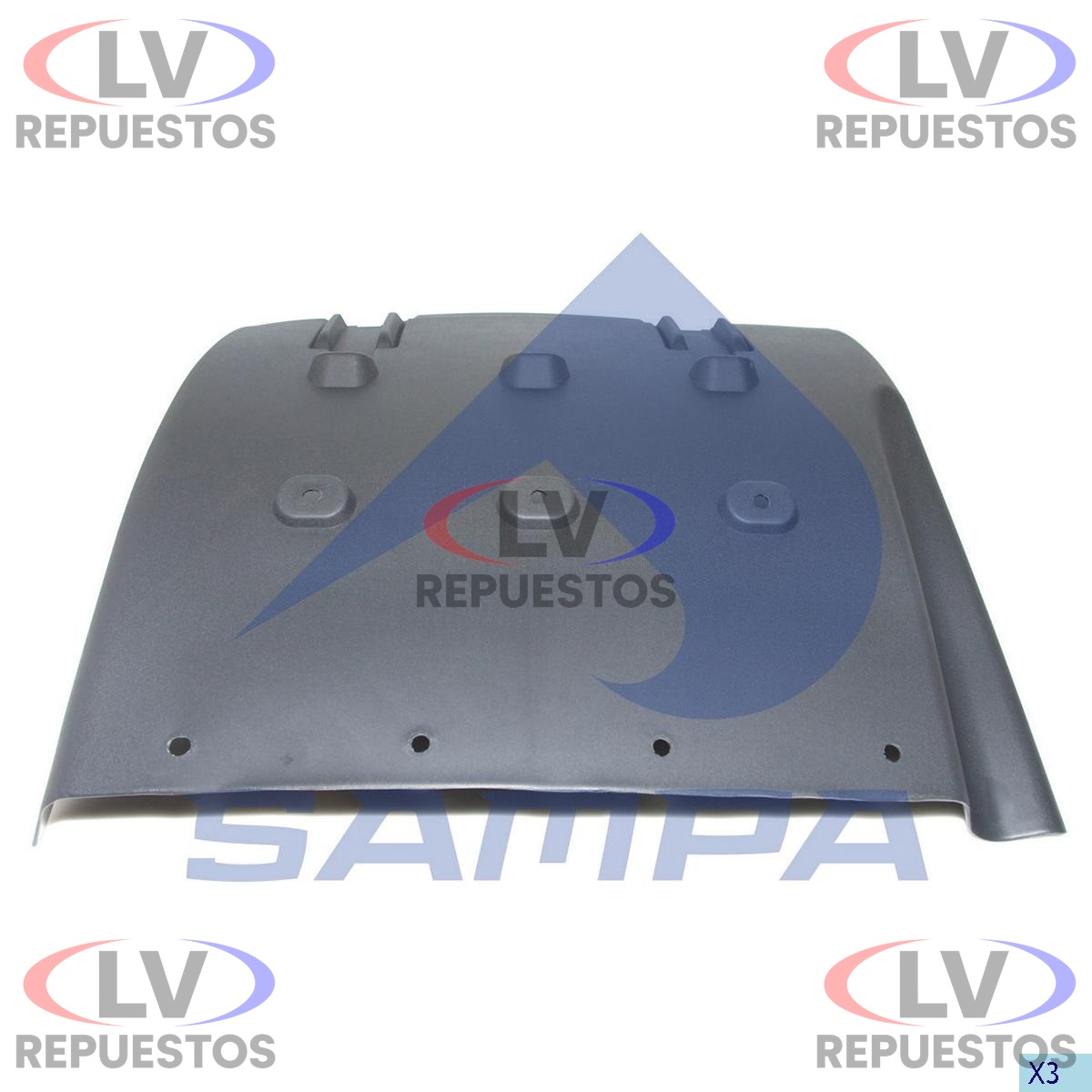 MEDIO GUARDABARRO TR C/ GUIA DT LD/TR LI S4/S5 SAMPA