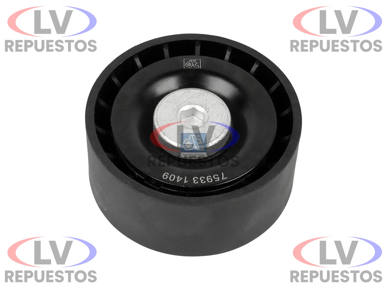 POLEA TENSOR CORREA CHICO LISO 8PK PLASTICO S5 DIESEL TECHNIC