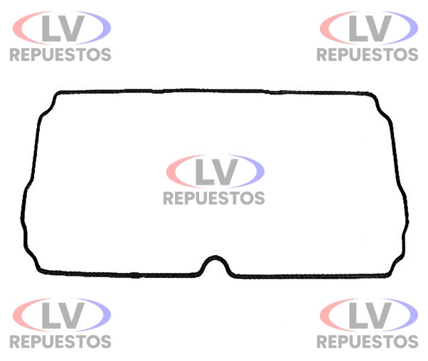 JUNTA TAPA BOTADORES SC-124 SILICONA NEGRO SCANIA ORIGINAL