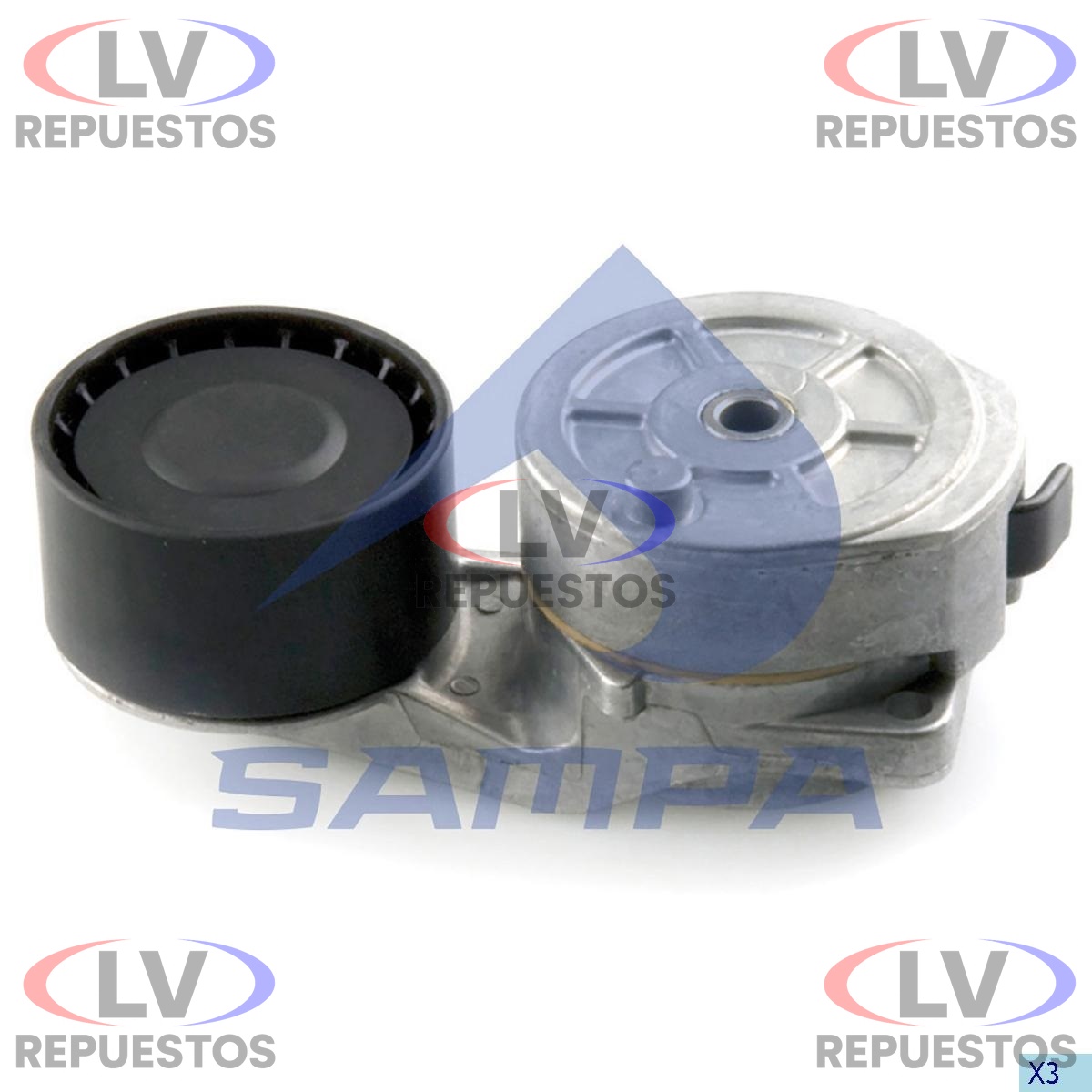 TENSOR CORREA LISA 10PK PLASTICO XPI S5 SAMPA