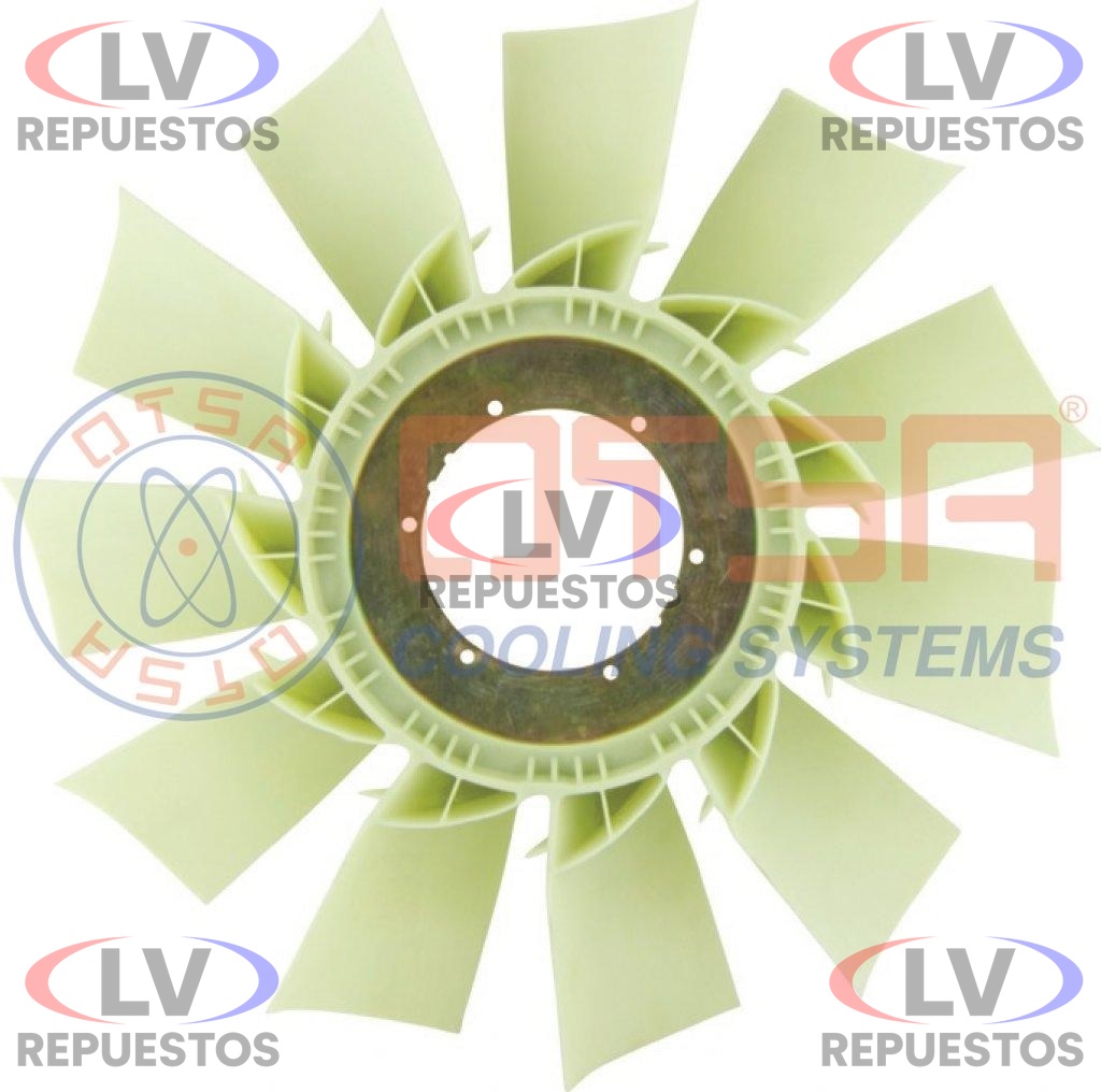 ALETA RADIADOR 75CM 10 PALAS 6 BULONES SC S5 OTSA