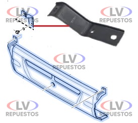 SOPORTE TAPA PARAGOLPE S5 BAJO 2004/2009 CENTRAL SCANIA ORIGINAL