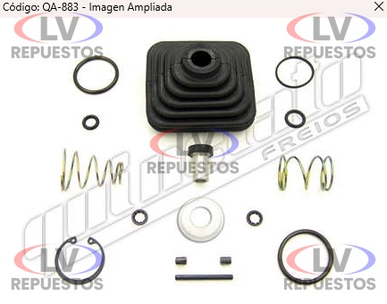 REPARO VALVULA FRENO REBOQUE SC113/143 TIPO WABCO QUINELATO