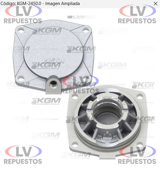 TAPA COMPRESOR AIRE TRASERO KNORR 75MM KGM