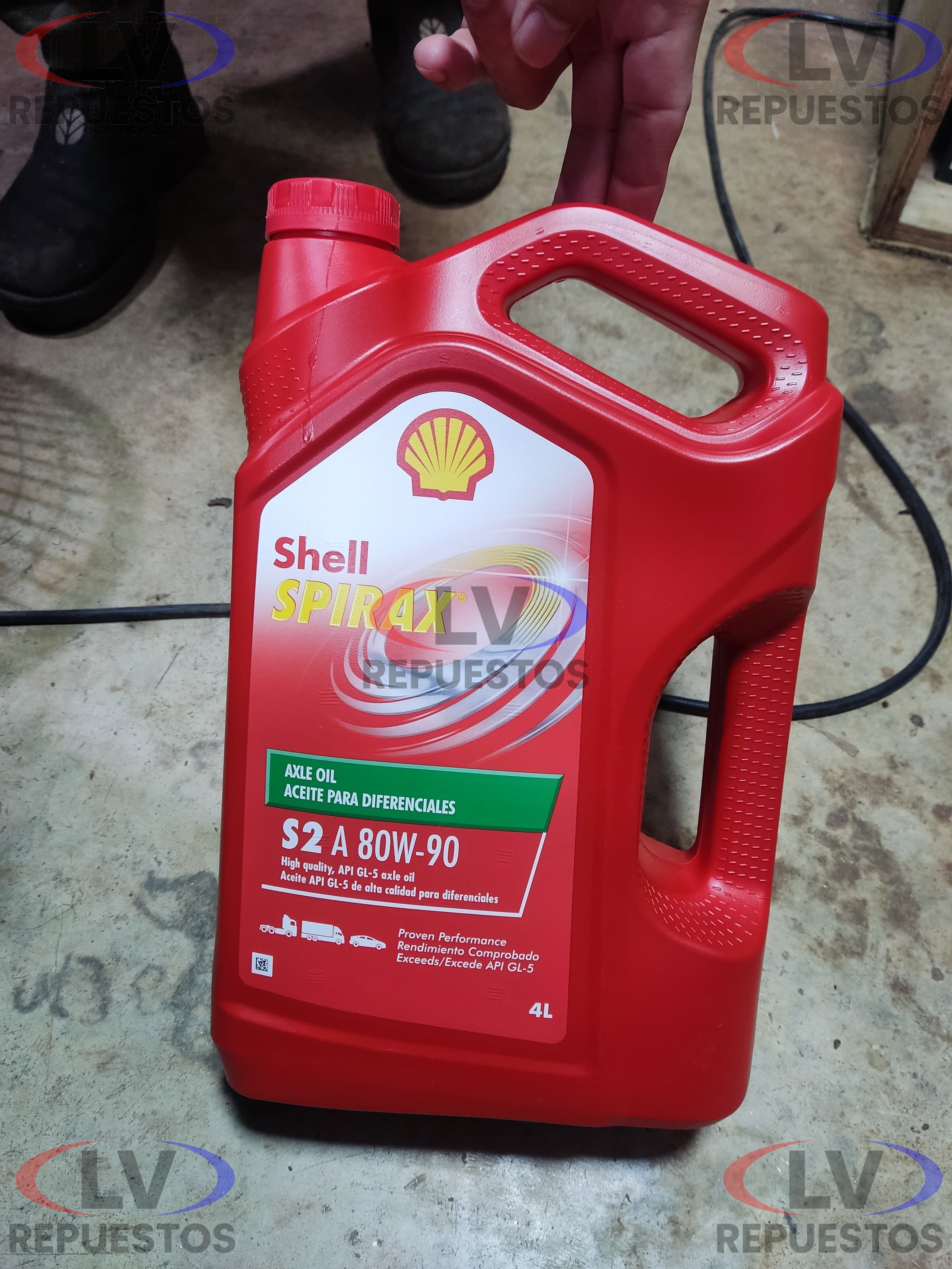 ACEITE CAJA 80W90 SPIRAX SHELL 4L