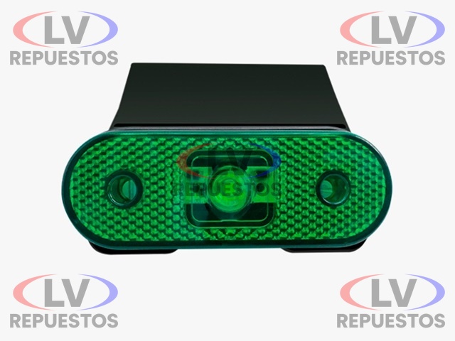 FARITO LATERAL VERDE C/ BASE FACCHINI MULTILIGHT