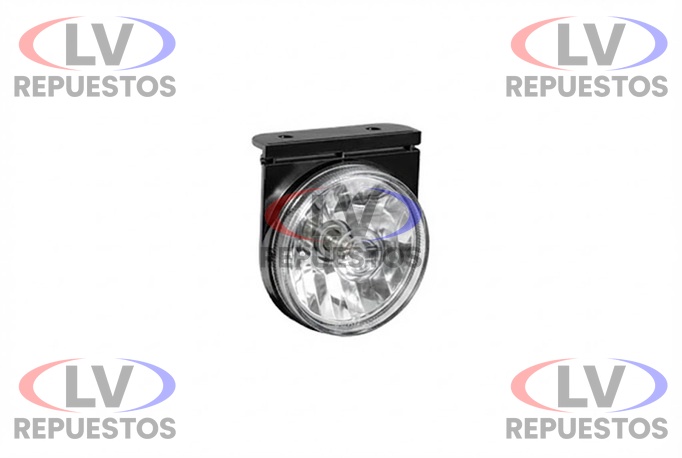 FARITO LATERAL C/ BASE REDONDO BLANCO LED 24V/12V TIPO RANDON SINALSUL