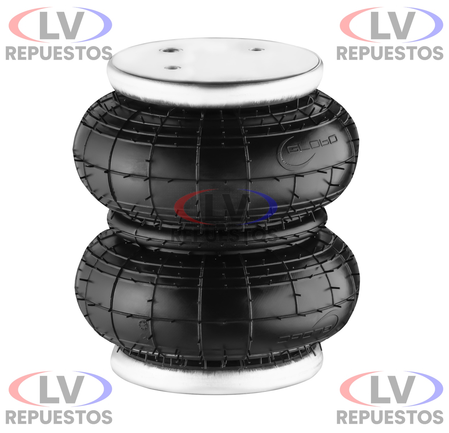 PULMON SUSP. 2 CUERPOS BASE 160MM HEMBRA M8 CARRETA/TRUCK GLOBO