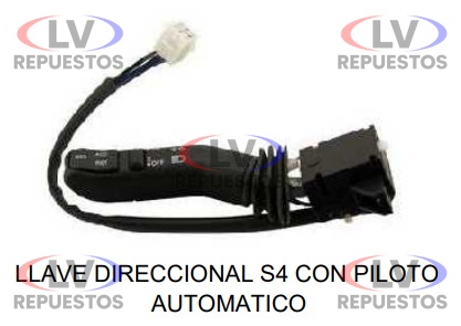 LLAVE Z LUZ SE�ALERO ALTA Y BAJA S4 C/PILOTO AUT. TC