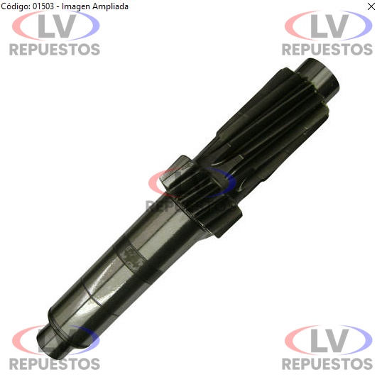 EJE CUADRUPLE CAJA GR/GRS900 17D/12D MOTO PECAS