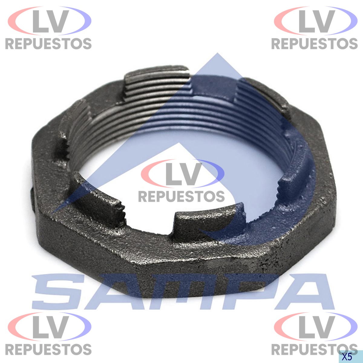 TUERCA MAZA DELANT. S4/S5 SAMPA