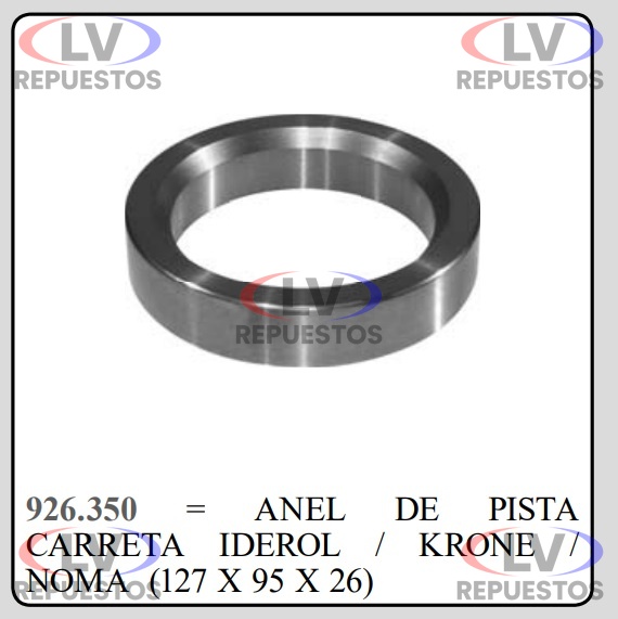 ASIENTO RETEN CARRETA 95X127X26MM NOMA FAMA