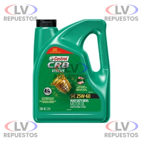 ACEITE MOTOR 25W60 CF-4 CRB VISCUS CASTROL 4L