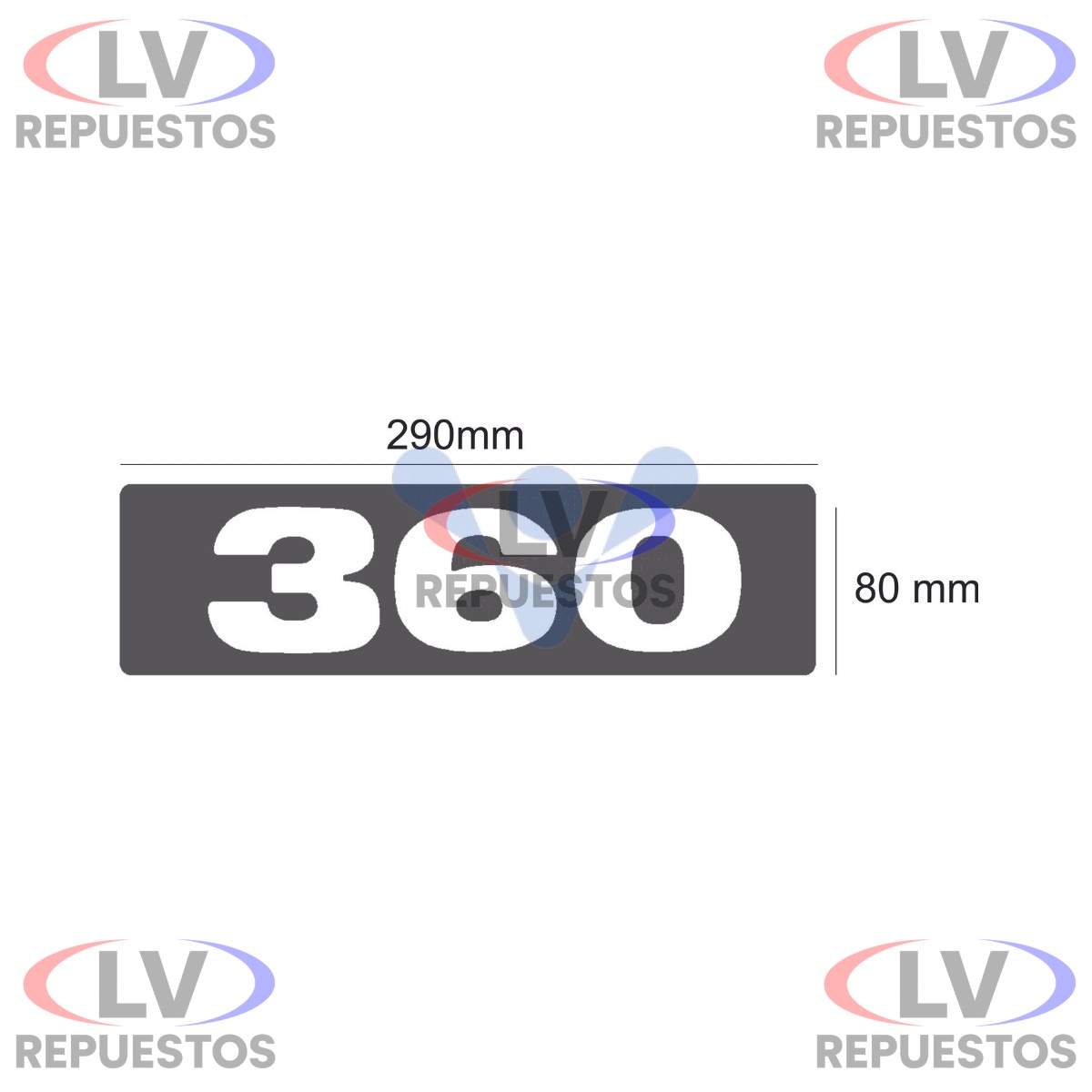 EMBLEMA (360) CROMADO C/ AHESIVO SC-112/113 VENKA