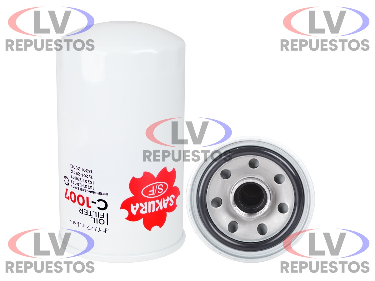 FILTRO DE ACEITE MOTOR NISSAN UD C-1007 SAKURA
