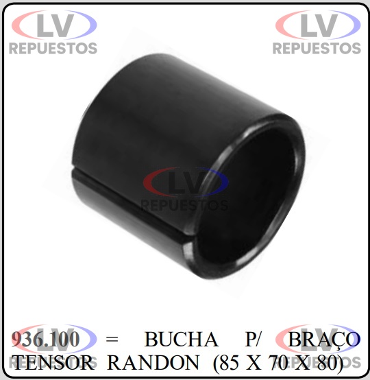 BUJE BRAZO TENSOR RANDON 85X70X80MM SOLDABLE FAMA