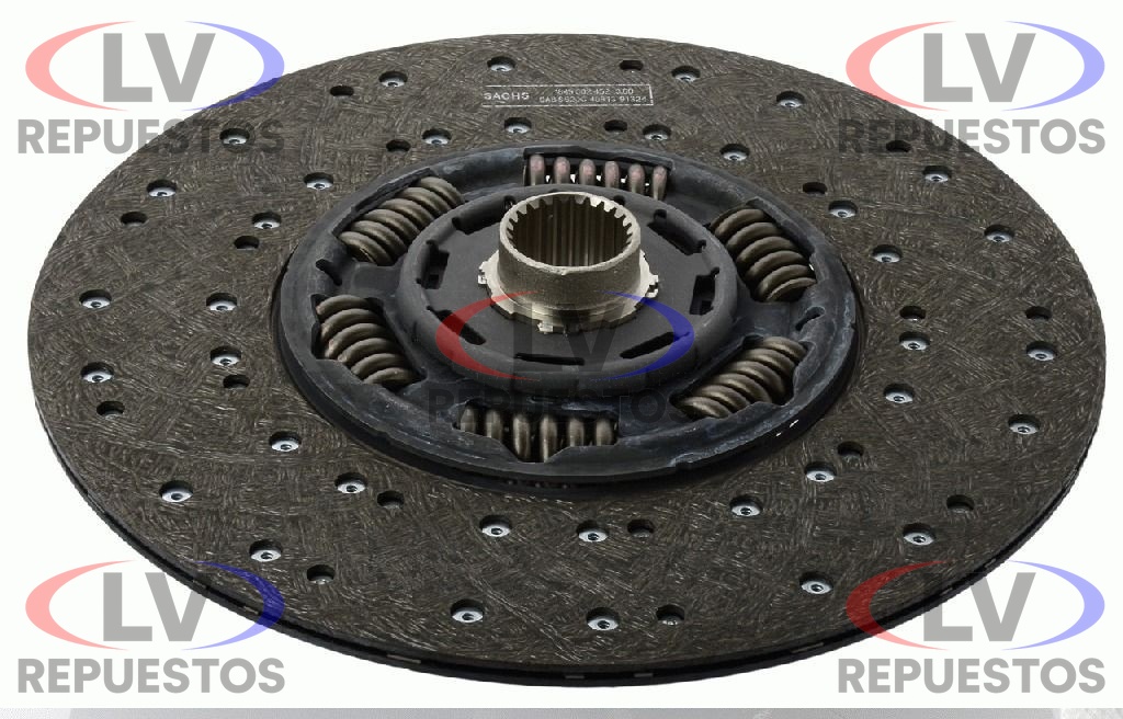 DISCO EMBRAGUE 3Y3 430MM C/ AMORTIGUADOR 5722 SACHS
