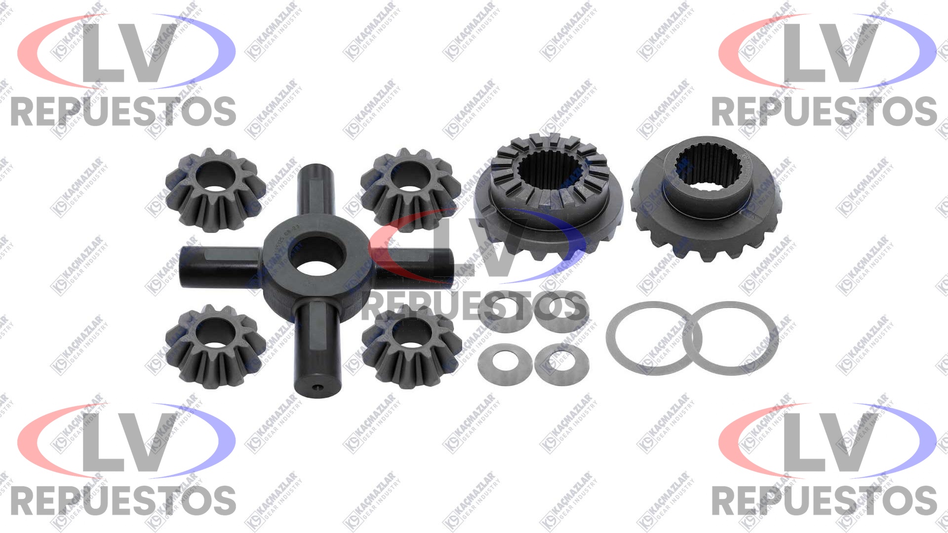 KIT REPARO OLLA DIFERENCIAL C/ BLOQUEO R770/780 S3/S4 KACMAZLAR