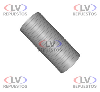 FLEXIBLE ESCAPE GALVANIZADO 5" 1000MM FABBOF